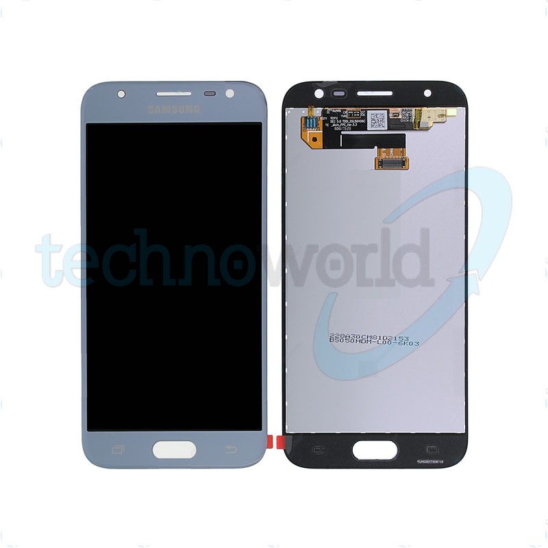 Display Ori. Samsung J3 2017 J330 Blu Silver