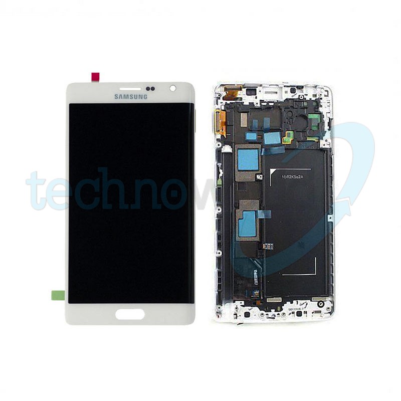 Display Ori. Samsung Note 4 Edge N915 Bianco con Frame