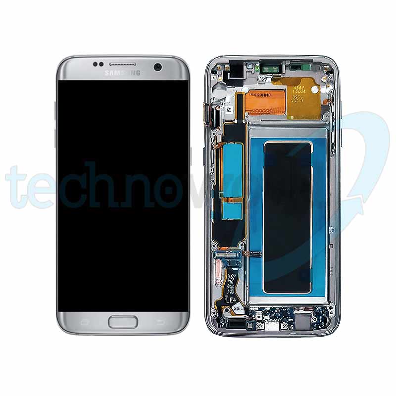 Display Ori. Samsung S7 Edge G935 Silver con Frame