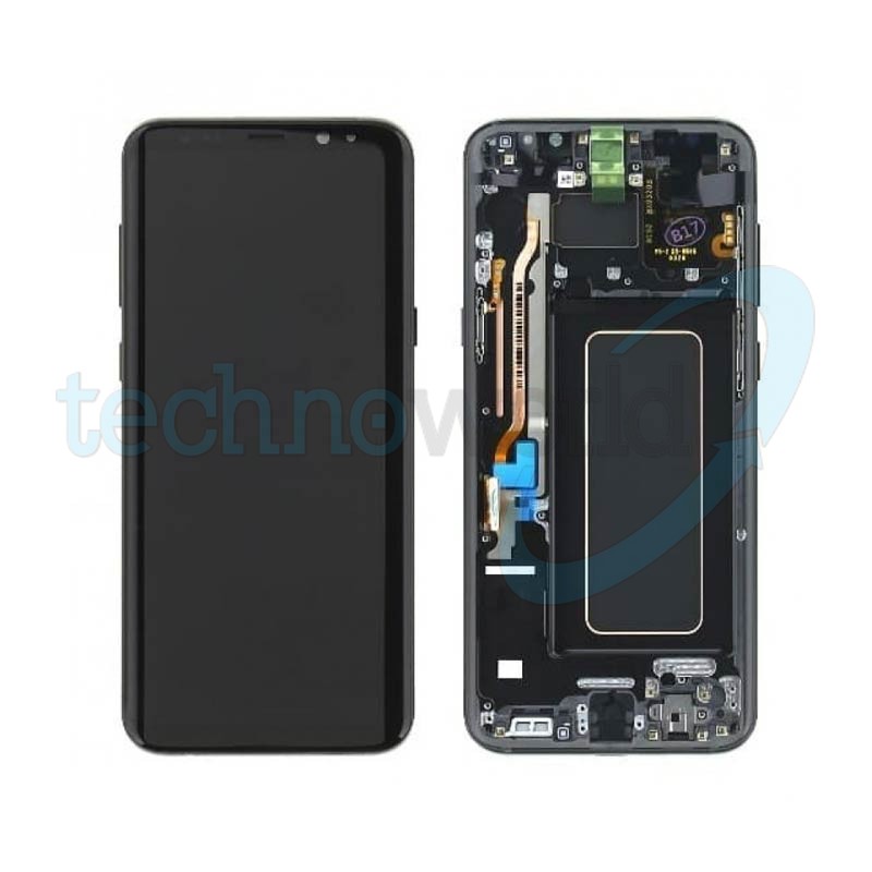 Display Ori. Samsung S8 Plus G955 Nero con Frame