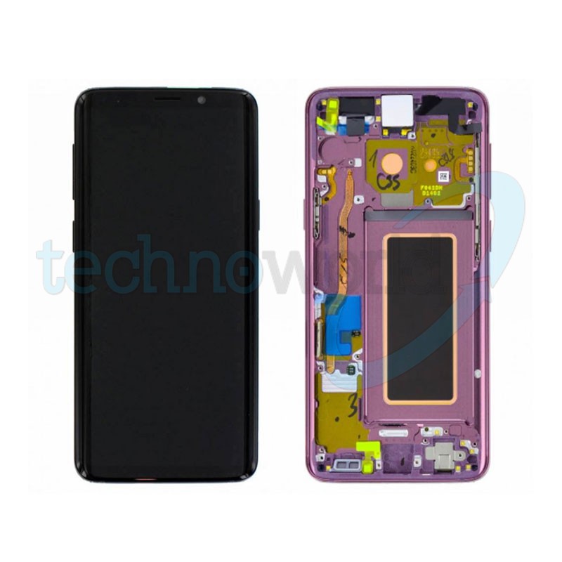 Display Ori. Samsung S9 G960 Lilac Purple con Frame
