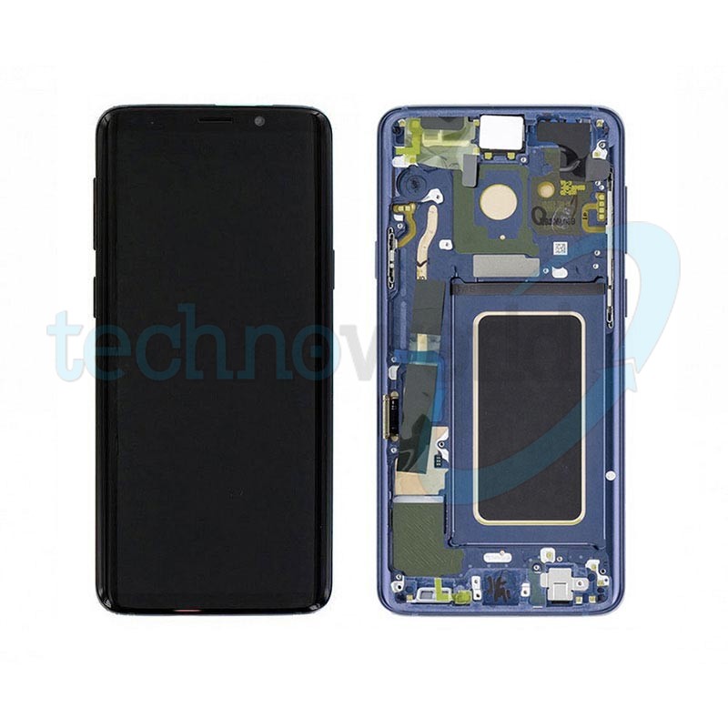 Display Ori. Samsung S9 Plus G965 Coral Blue con Frame