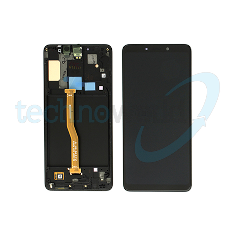 Display Ori. Samsung A9 A920 Nero con Frame
