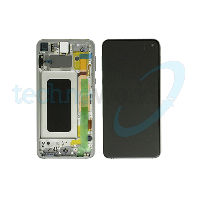 Display Ori. Samsung S10e G970 Bianco con Frame