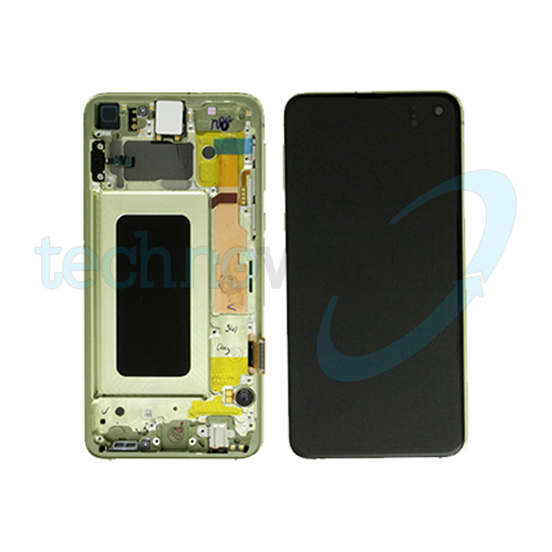 Display Ori. Samsung S10e G970 Giallo con Frame