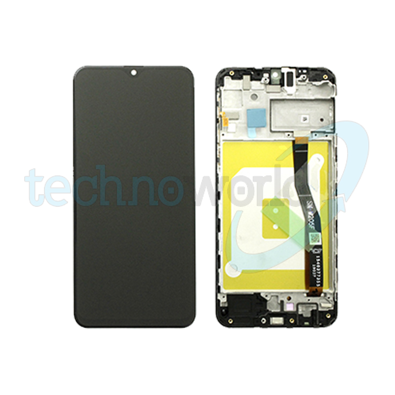 Display Ori. Samsung M20 M205 Nero con Frame