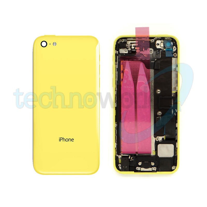 Scocca Posteriore Completa iPhone 5c Gialla