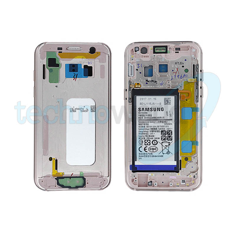 Telaio Posteriore Completo Samsung A3 2017 Rosa