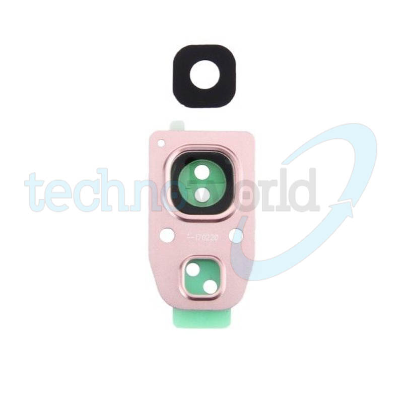 Lente Fotocamera Completa Samsung A3 2017 Rosa
