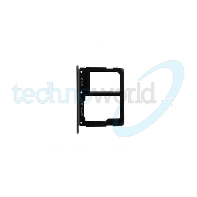 Porta Sim/microSD Samsung A5 2016 per vers. Nero