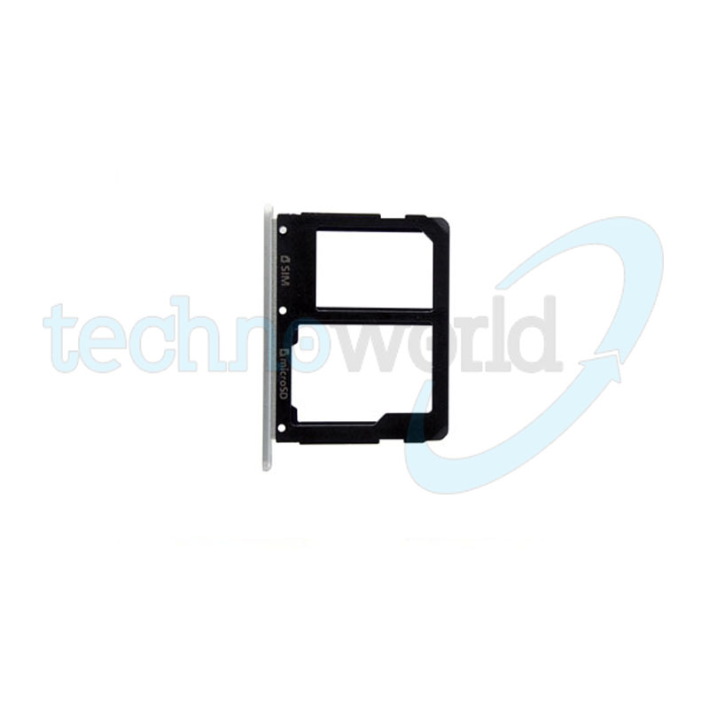 Porta Sim/microSD Samsung A5 2016 per vers. Bianco