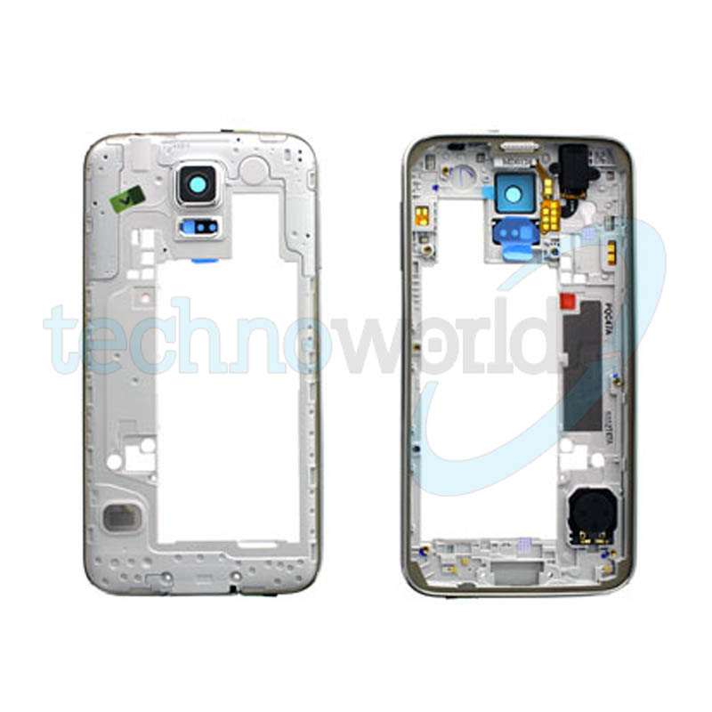 Telaio Posteriore Completo Samsung S5 Bianco