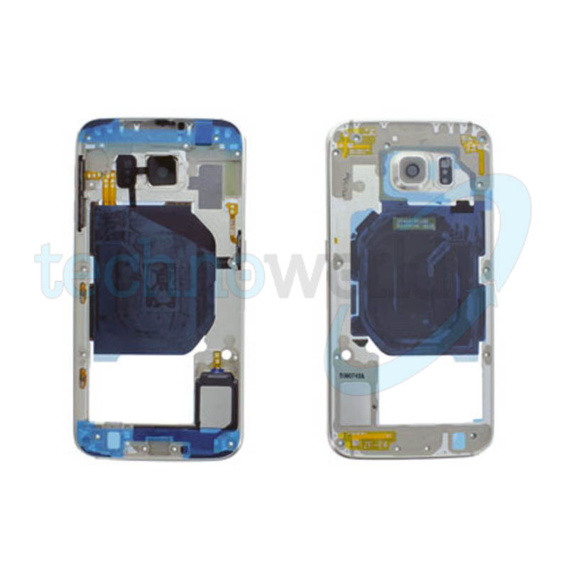 Telaio Posteriore Completo Samsung S6 Bianco