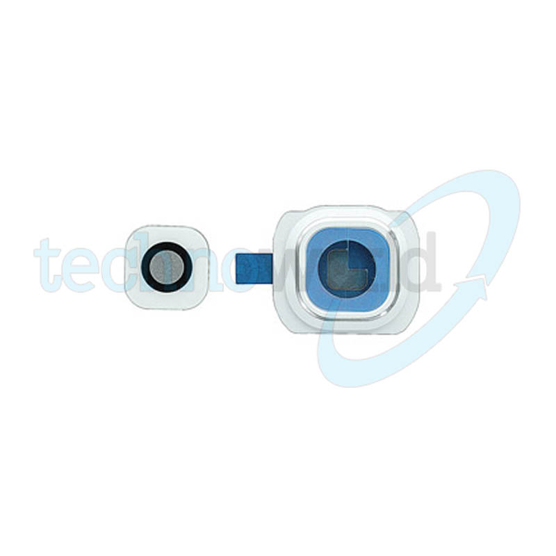 Lente Fotocamera Completa Samsung S6 Bianco