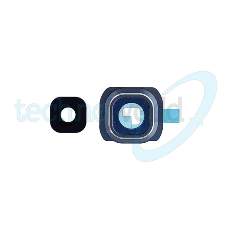 Lente Fotocamera Completa Samsung S6 Blu