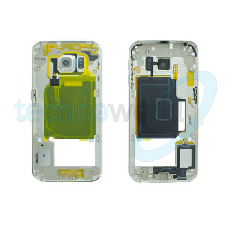 Telaio Posteriore Completo Samsung S6 Edge per vers. Gold