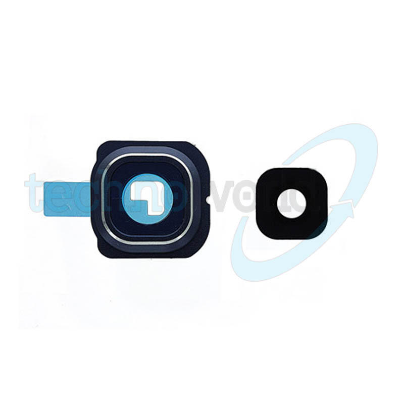 Lente Fotocamera Completa Samsung S6 Edge Blu