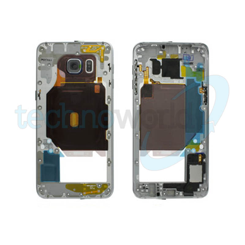 Telaio Posteriore Completo Samsung S6 Edge Plus per vers. Blu