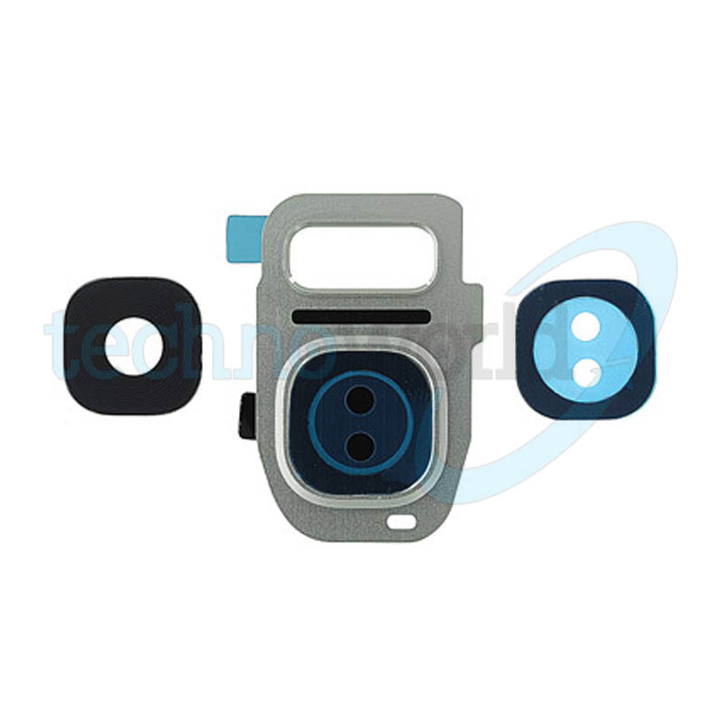 Lente Fotocamera Completa Samsung S7 Silver