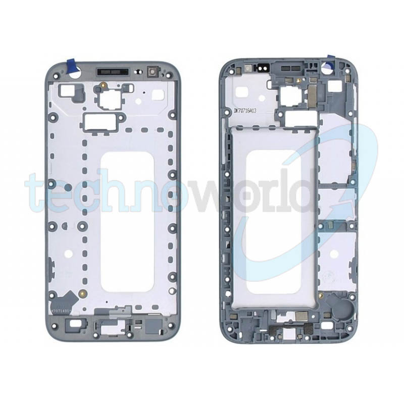 Frame Supporto Lcd Samsung J3 2017 Blue Silver