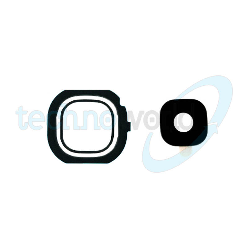 Lente Fotocamera Completa Samsung J7 2016 Nero