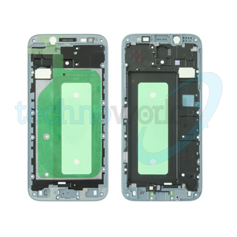 Frame Supporto Lcd Samsung J7 2017 Blue Silver