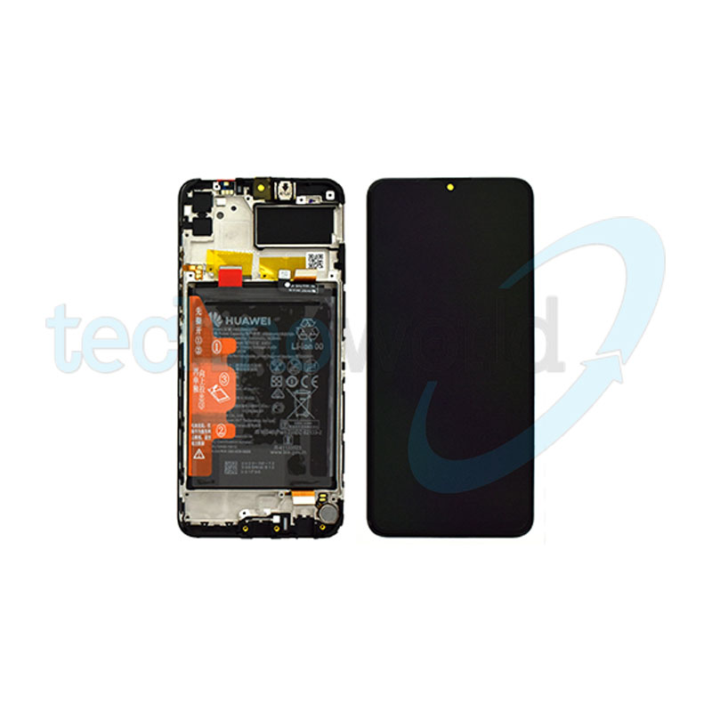 Display Ori. Huawei Y6P / Honor 9A Nero con frame