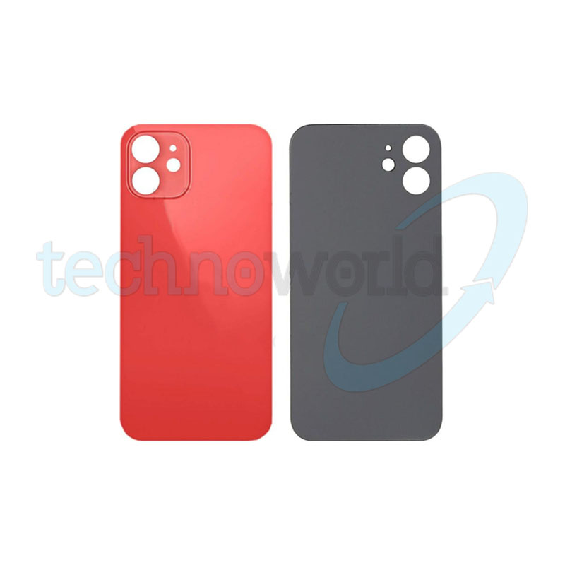 Vetrino Cover Batteria iPhone 12 Mini Rosso