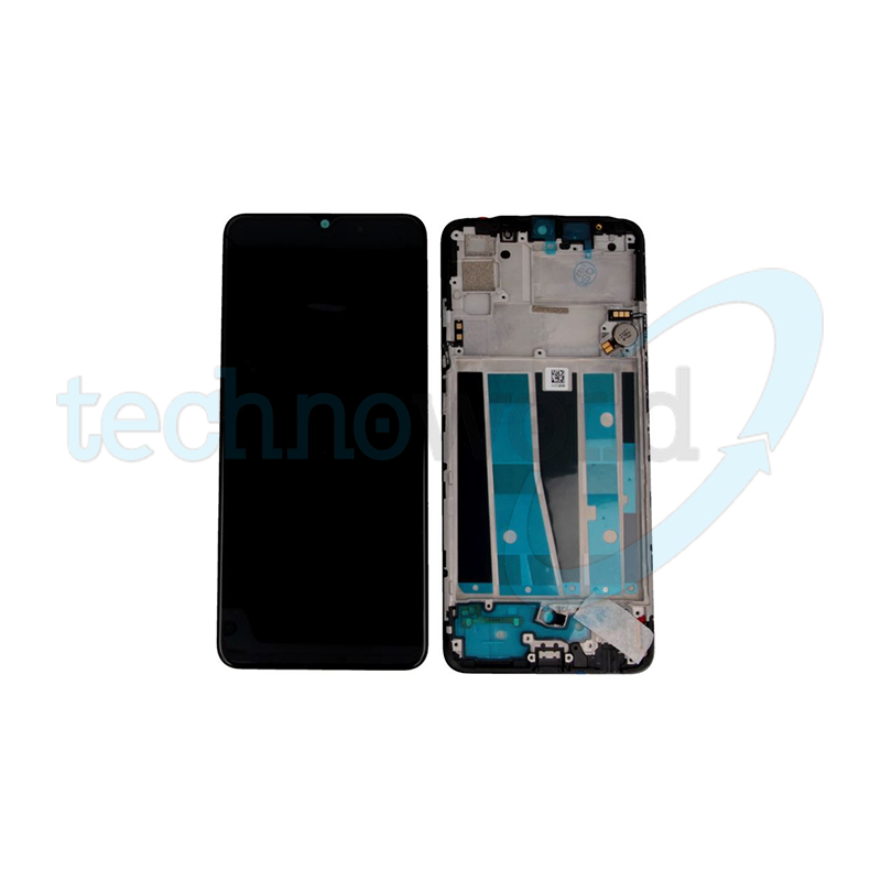 Display Oppo A91 Nero con Frame
