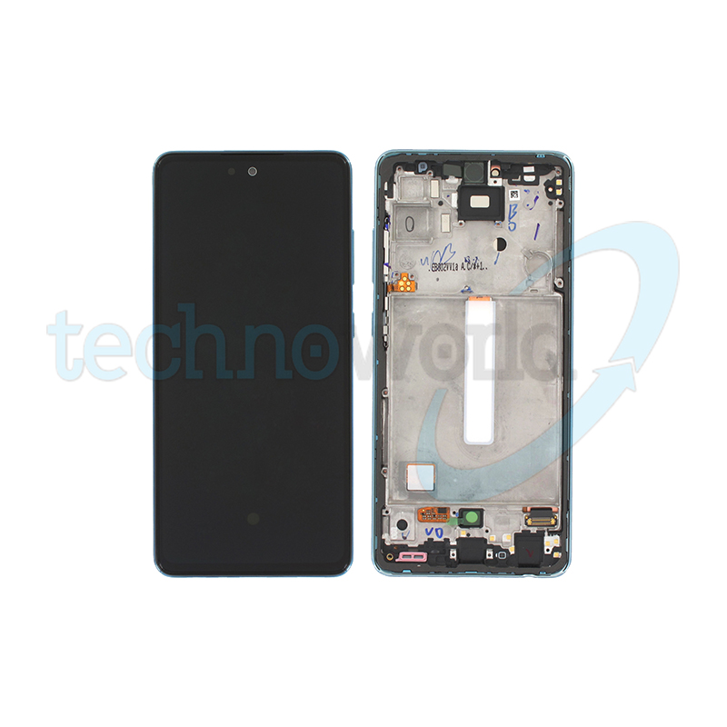 Display Ori. Samsung A52 A525 Blu con Frame