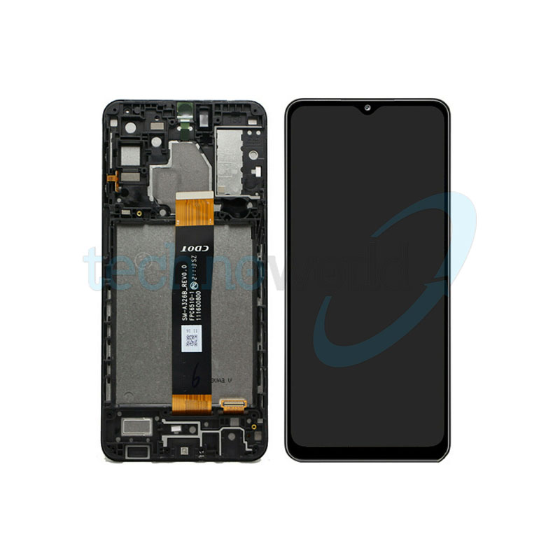 Display Ori. Samsung A32 5G A326 Nero con Frame