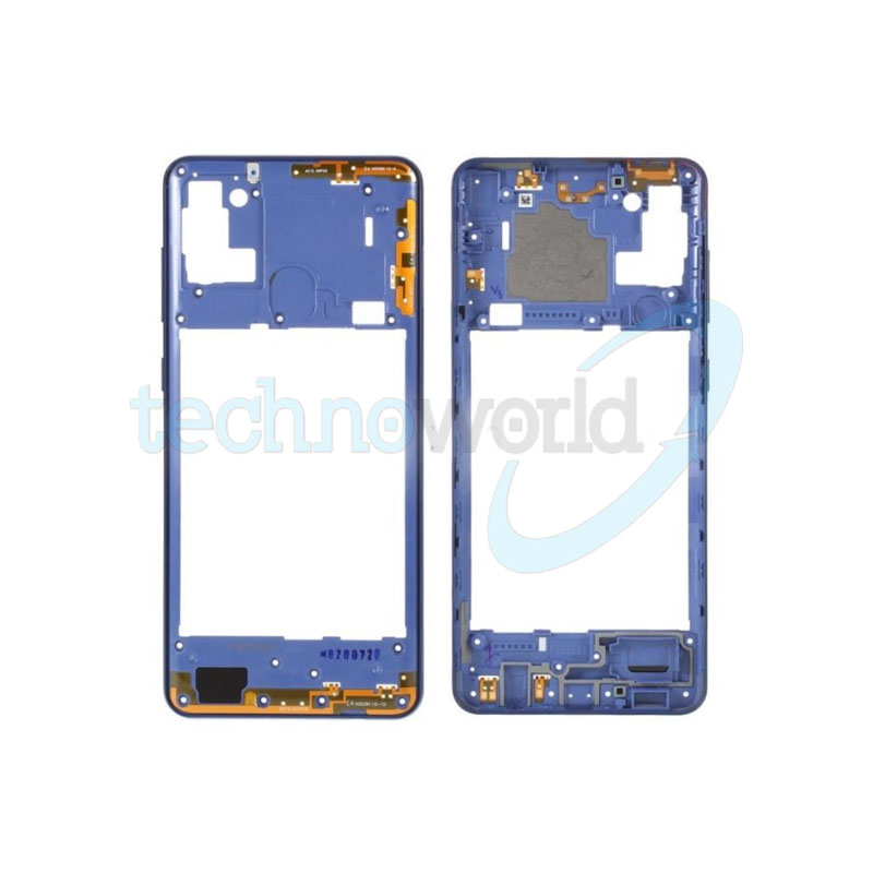 Telaio Posteriore Completo Samsung A21s Blu
