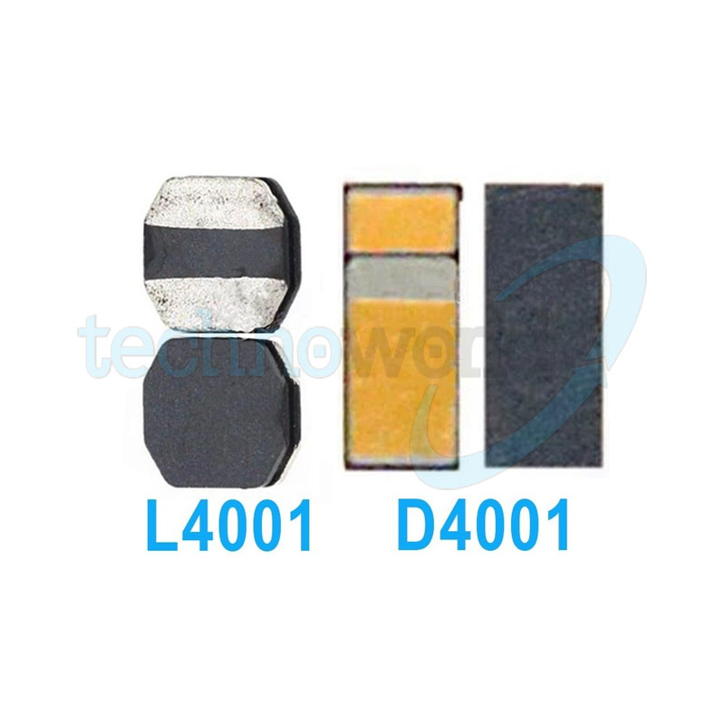 Kit Touch Diode IC D4001 - L4001 per iPad Air 2