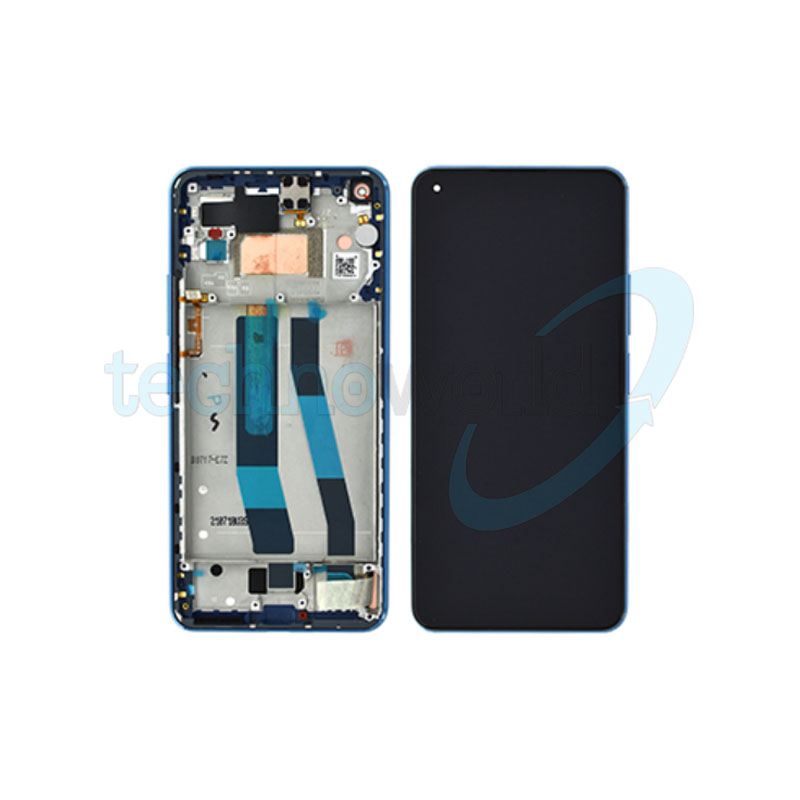 Display Ori. Xiaomi Mi 11 Lite Bubblegum Blue con Frame