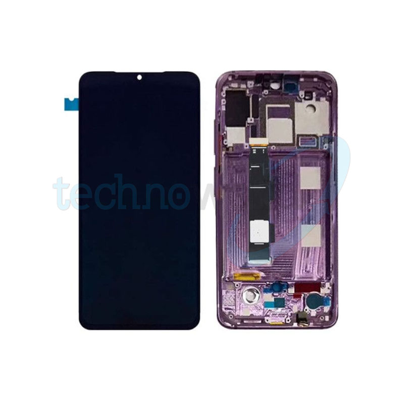 Display Ori. Xiaomi Mi 9 Viola con Frame