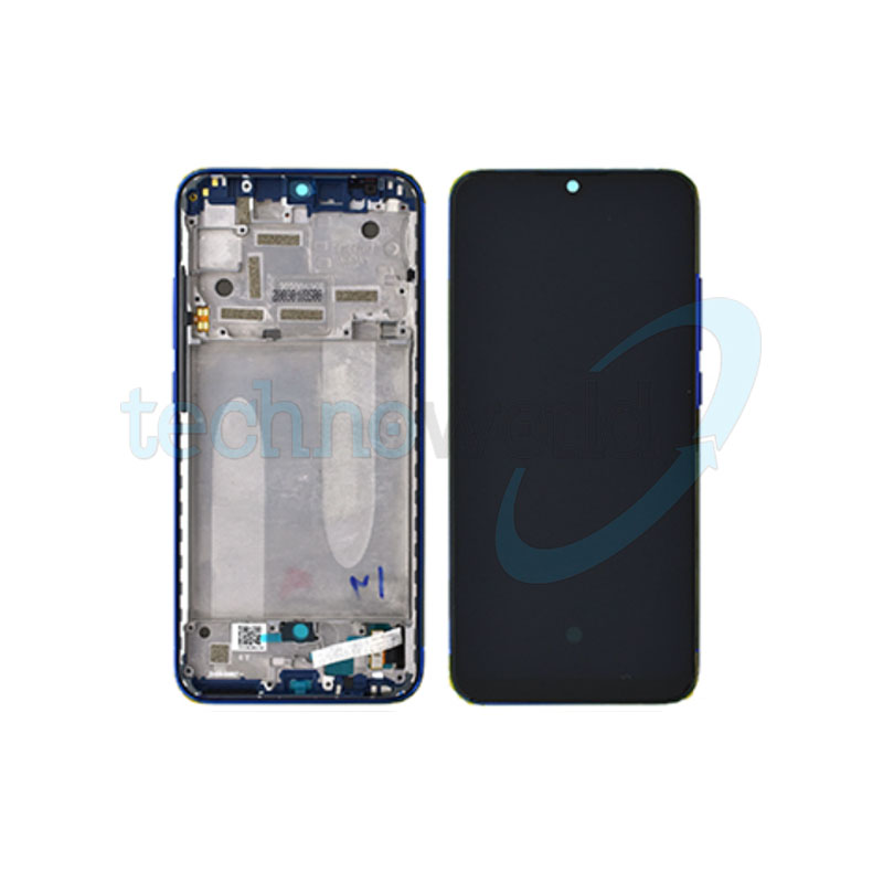 Display Ori. Xiaomi Mi A3 Blu con Frame