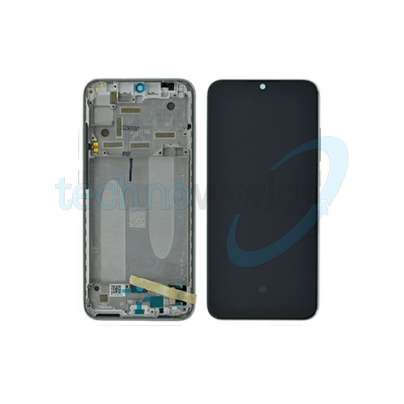 Display Ori. Xiaomi Mi A3 Silver con Frame