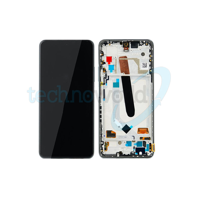 Display Ori. Xiaomi Poco F3 Nero con Frame