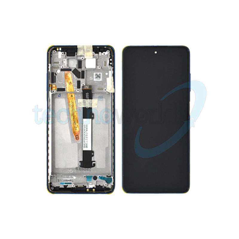 Display Ori. Xiaomi Poco X3 Pro Frost Blue con Frame