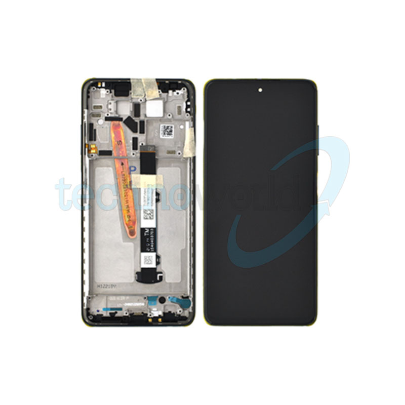 Display Ori. Xiaomi Poco X3 Pro Nero con Frame
