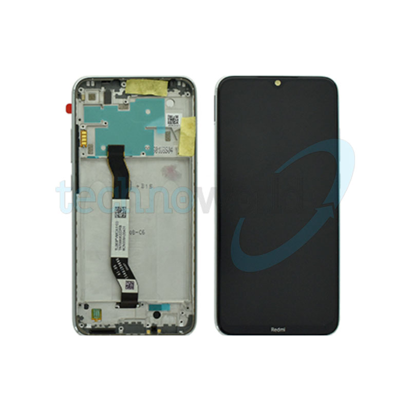 Display Ori. Xiaomi Redmi Note 8  Bianco con Frame