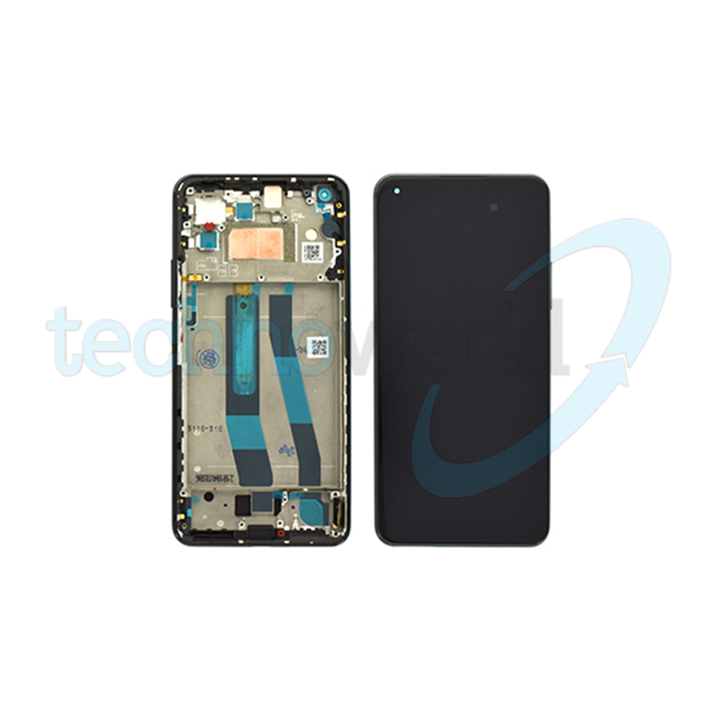Display Ori. Xiaomi Mi 11 Lite 5G Nero con Frame