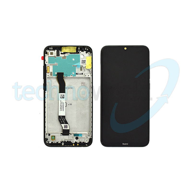 Display Ori. Xiaomi Redmi Note 8 Nero con Frame