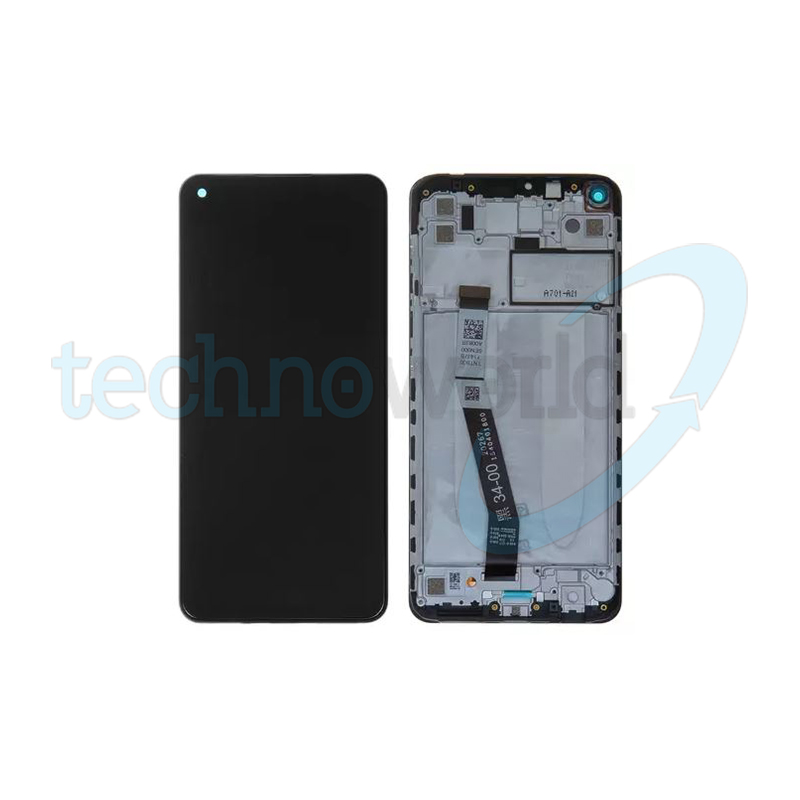 Display Ori. Xiaomi Redmi Note 9 Midnight Grey con Frame