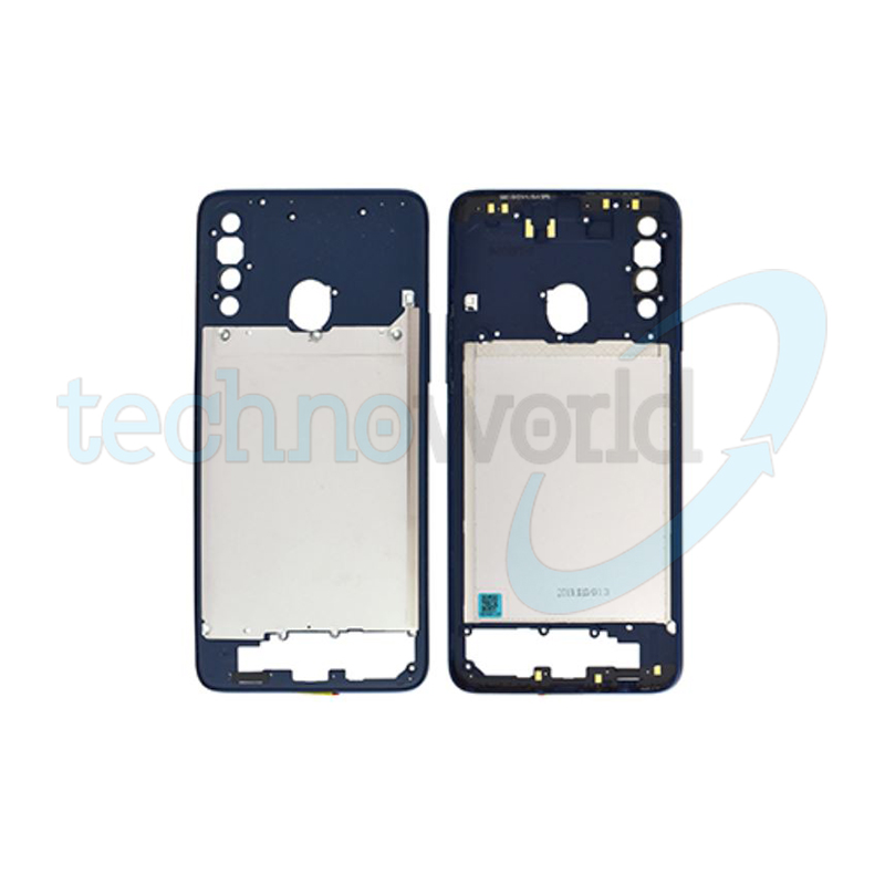 Telaio Posteriore Completo Samsung A20s Blu