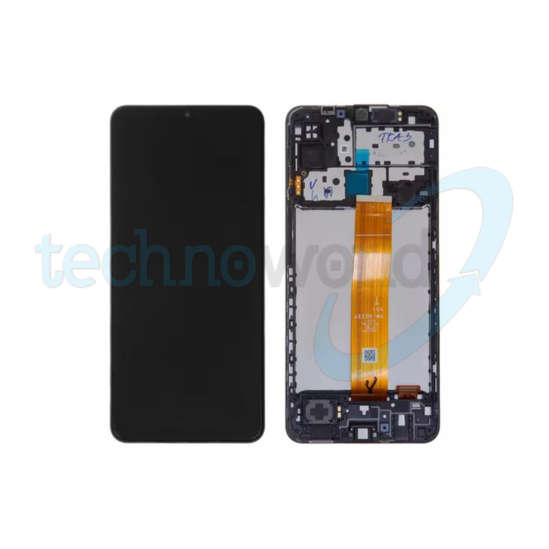 Display Ori. Samsung M12 M127 Nero con Frame