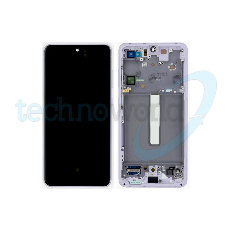 Display Ori. Samsung S21 FE G990 Violet con Frame