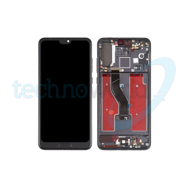 Display Huawei P20 Pro Nero con Frame - Disassembled