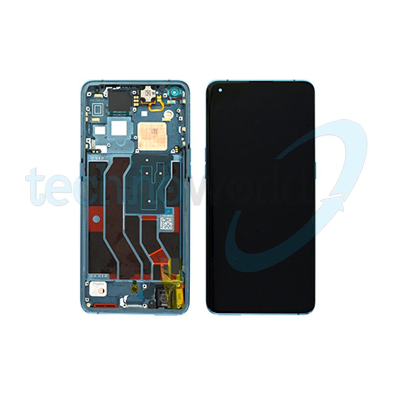 Display Ori. Oppo Find X3 Pro Blu con Frame