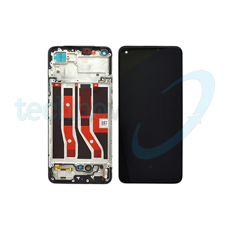 Display Ori. Oppo A74 Nero con Frame